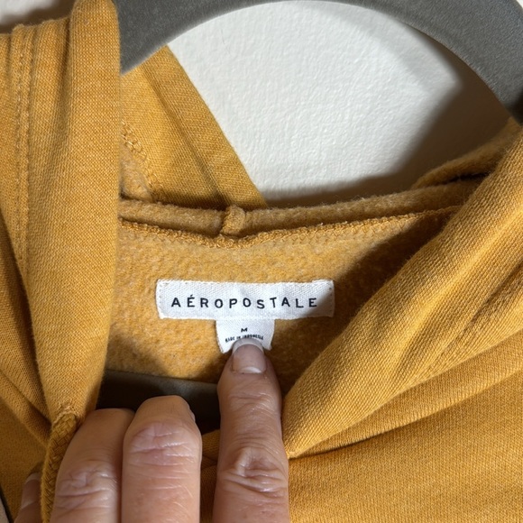 Aeropostale aero eighty seven crop pullover hoodie size medium preloved - Picture 3 of 7
